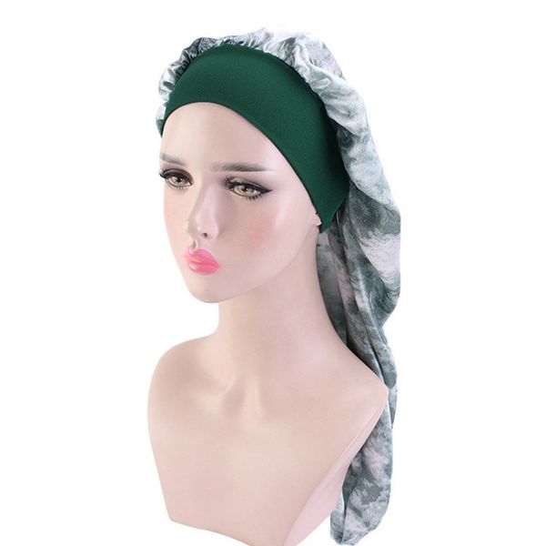 long hair sock cap sleep hat wrap night cap hair care bonnet nightcap women wide band elastic satin hat headcover baggy protect, Blue;gray
long hair sock cap sleep hat wrap night cap hair care bonnet nightcap women wide band elastic satin hat headcover baggy protect, Blue;gray