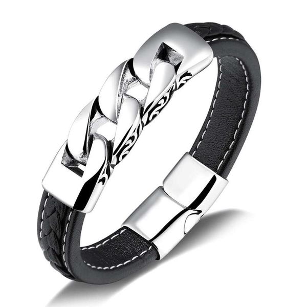 stainless steel bracelets & bangles 215mm men leather bracelets men jewelry 2020 new gift for men(ba102063, Black
stainless steel bracelets & bangles 215mm men leather bracelets men jewelry 2020 new gift for men(ba102063, Black