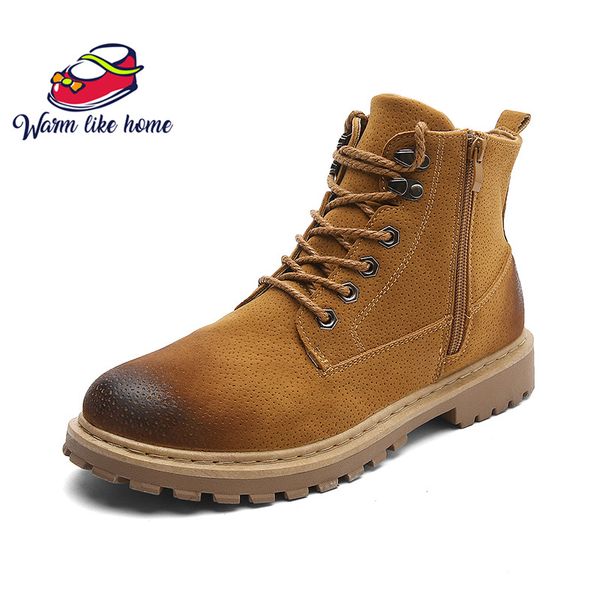 genuine leather men boots autumn winter motocycle boots fashion shoes lace up work shoes for men vintage mens, Black
genuine leather men boots autumn winter motocycle boots fashion shoes lace up work shoes for men vintage mens, Black
