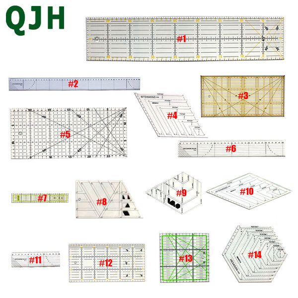 sewing notions & tools patchwork ruler diy manual tool measuring acrylic tailor polygonal drawing, Black
sewing notions & tools patchwork ruler diy manual tool measuring acrylic tailor polygonal drawing, Black