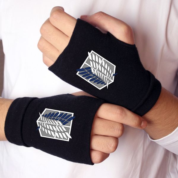 anime cosplay attack on titan of liberty gloves cotton thumb gloves cotton knitting warm half finger mittens glove, Blue;gray
anime cosplay attack on titan of liberty gloves cotton thumb gloves cotton knitting warm half finger mittens glove, Blue;gray