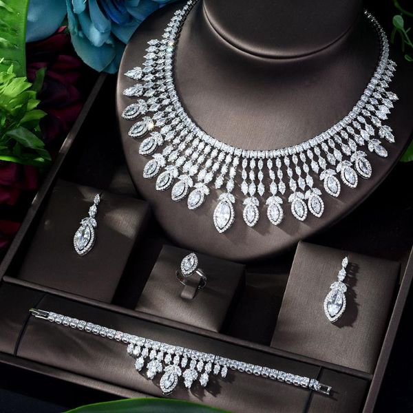 hibride new full cubic zirconia big pendientes jewelry set for women bridal wedding accessories parure bijoux femme n-1151, Silver
hibride new full cubic zirconia big pendientes jewelry set for women bridal wedding accessories parure bijoux femme n-1151, Silver