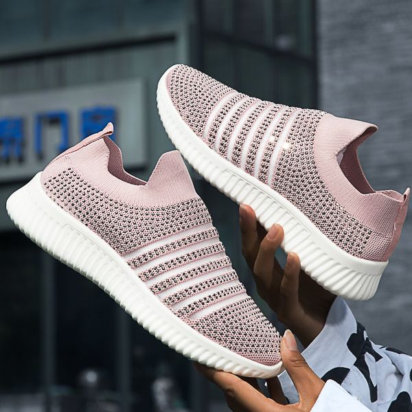 women shoes knitting sock sneakers women spring summer slip on flat shoes plus size loafers flats walking 2020, Black
women shoes knitting sock sneakers women spring summer slip on flat shoes plus size loafers flats walking 2020, Black