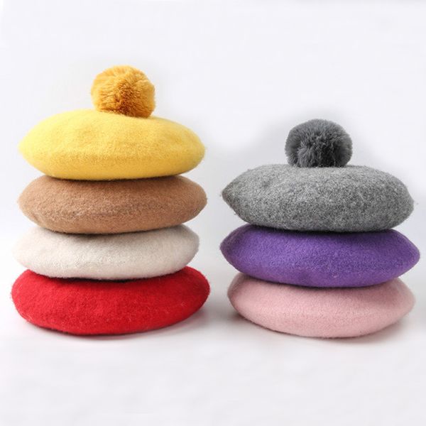 berets korea parent child pompoms beret hat solid color octagonal cap women girls children cute winter wool painter hats wholesale, Blue;gray
berets korea parent child pompoms beret hat solid color octagonal cap women girls children cute winter wool painter hats wholesale, Blue;gray