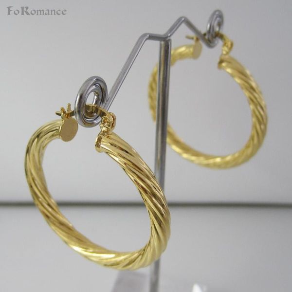 hoop & huggie foromance/ twisted rope pattern yellow gold color round earring diameter 40 50 60 70mm band width 4mm, Golden;silver
hoop & huggie foromance/ twisted rope pattern yellow gold color round earring diameter 40 50 60 70mm band width 4mm, Golden;silver