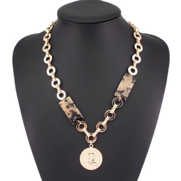 european and american exaggerated acrylic metal exquisite necklace fy19072916, Silver
european and american exaggerated acrylic metal exquisite necklace fy19072916, Silver