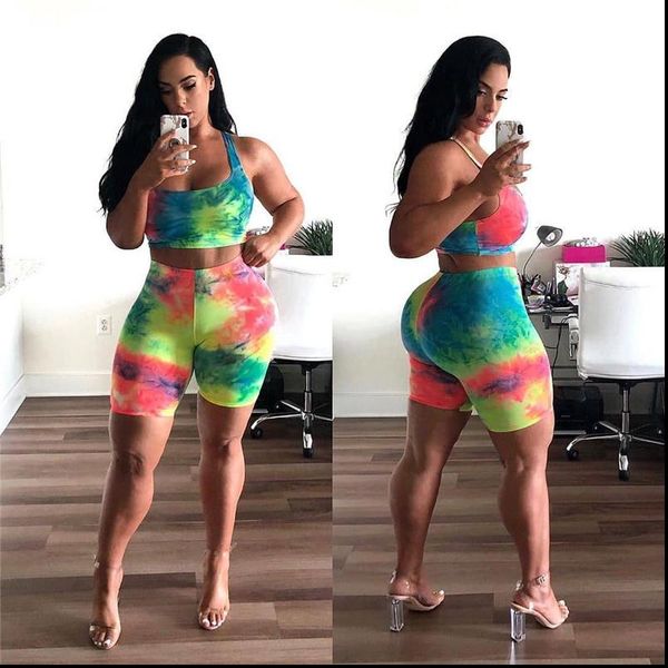 2pcs женщины спорт tie крашение печати рукавов ремень crop top высокой талией байкер шорты брюки тренировки одежды tracksuit outfit 2020, Gray
2pcs женщины спорт tie крашение печати рукавов ремень crop top высокой талией байкер шорты брюки тренировки одежды tracksuit outfit 2020, Gray