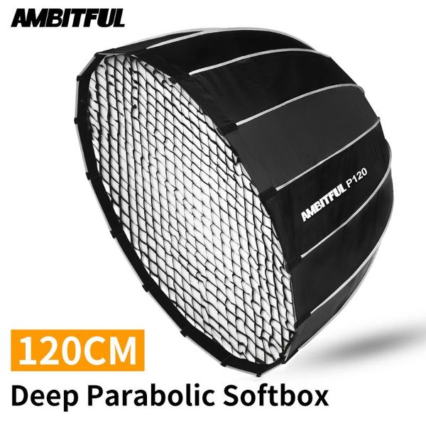 light stands & booms ambitful p120 portable 120cm 16 rods deep parabolic softbox with honeycomb grid bowens mount studio speedlite flash
light stands & booms ambitful p120 portable 120cm 16 rods deep parabolic softbox with honeycomb grid bowens mount studio speedlite flash
