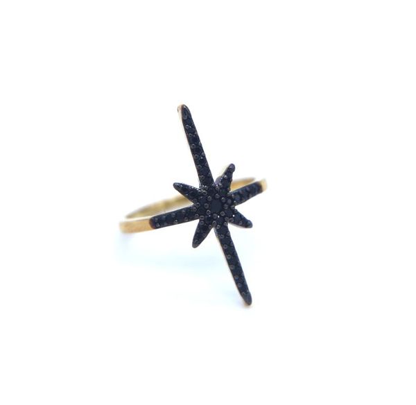 cluster rings fashion tiny band star ring black cz gold filled color north starburst women lady finger christmas year surprise, Golden;silver
cluster rings fashion tiny band star ring black cz gold filled color north starburst women lady finger christmas year surprise, Golden;silver