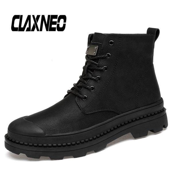 claxneo man leather boots autumn winter men boot plush fur warm male shoe high casual walking footwear big size, Black
claxneo man leather boots autumn winter men boot plush fur warm male shoe high casual walking footwear big size, Black