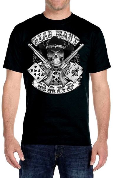 new summer cotton printed short sleeves aces and eights dead mans hand cowboy skull biker t-shirt
new summer cotton printed short sleeves aces and eights dead mans hand cowboy skull biker t-shirt
