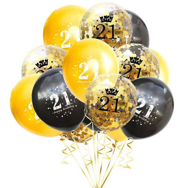 15pcs 12inch black gold latex confetti balloons number printed happy birthday balloon for 16th 18th 30th 40th 50th
15pcs 12inch black gold latex confetti balloons number printed happy birthday balloon for 16th 18th 30th 40th 50th