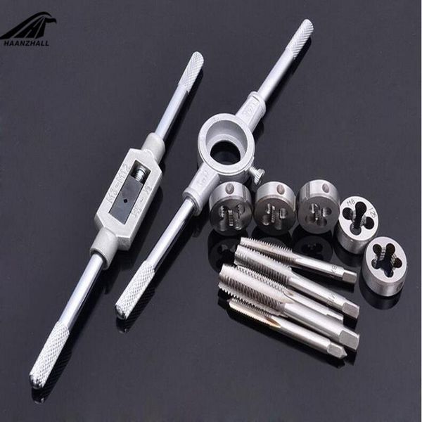 8-12pcs/set multifunction nc screw tap & die set external thread cutting tapping hand tool kit with m6 m7 m8 m10 m12 taps
8-12pcs/set multifunction nc screw tap & die set external thread cutting tapping hand tool kit with m6 m7 m8 m10 m12 taps