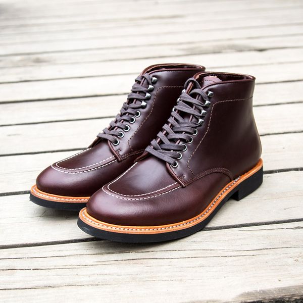 new handmade boots men's leather derby shoes mens dress boots oxford goodyear-welted vintage, Black
new handmade boots men's leather derby shoes mens dress boots oxford goodyear-welted vintage, Black