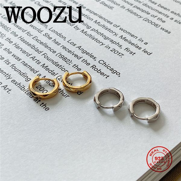 woozu minimalist punk men's faceted ear buckle for women genuine 925 sterling silver chic rock party jewelry hoop earrings, Golden;silver
woozu minimalist punk men's faceted ear buckle for women genuine 925 sterling silver chic rock party jewelry hoop earrings, Golden;silver