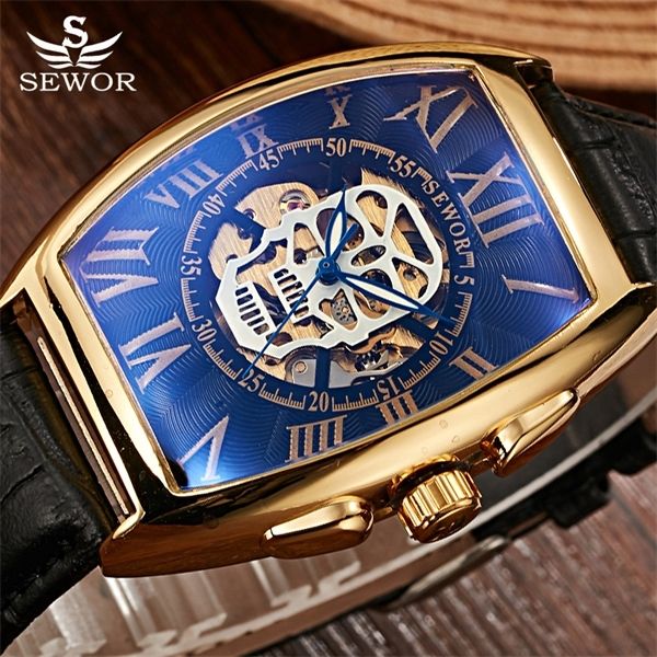 sewor skull watch gold skeleton automatic mechanical watch men antique designer leather skeleton watches fashion business watch 0924, Slivery;brown
sewor skull watch gold skeleton automatic mechanical watch men antique designer leather skeleton watches fashion business watch 0924, Slivery;brown