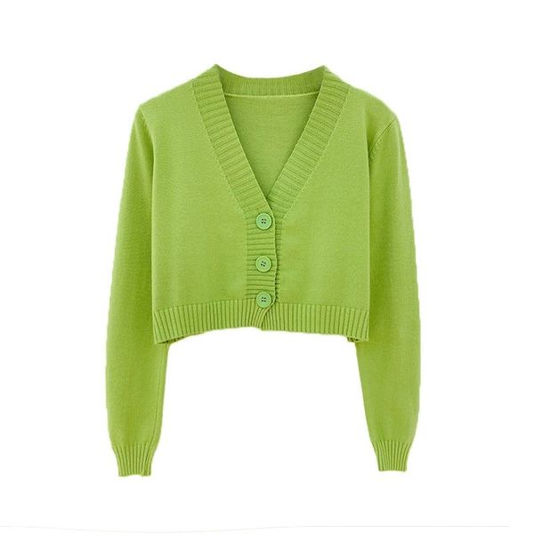 women's knits & tees cardigan ladies korean short sweater long-sleeved v-neck green blue knitted crop small fresh candy color 2021, White
women's knits & tees cardigan ladies korean short sweater long-sleeved v-neck green blue knitted crop small fresh candy color 2021, White