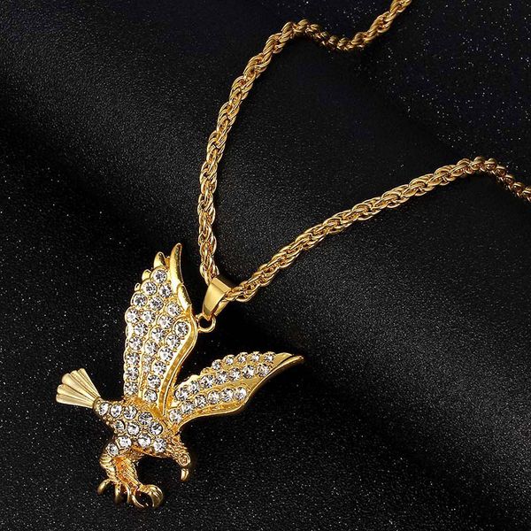 pendant necklaces statement men animal eagle hip hop jewelry fashion rhinestone gold metal long chain hiphop necklace gifts, Silver
pendant necklaces statement men animal eagle hip hop jewelry fashion rhinestone gold metal long chain hiphop necklace gifts, Silver