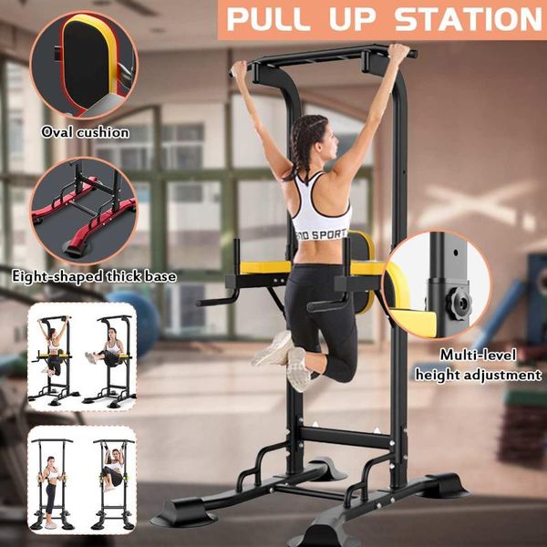 multifuncional pull up bar dip station power tower home gym equipment abdominal muscle trainer workout indoor fitness exercise
multifuncional pull up bar dip station power tower home gym equipment abdominal muscle trainer workout indoor fitness exercise