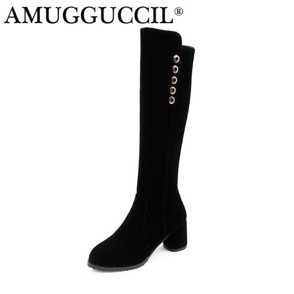 2020 new plus big size 32-43 black zip fashion knee high heel autumn winter warm lady female women boot x1728
2020 new plus big size 32-43 black zip fashion knee high heel autumn winter warm lady female women boot x1728