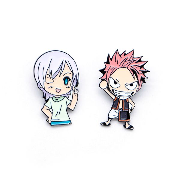 pins, brooches fairy tail enamel pins for kids japanese anime lapel pin hat bag lisanna and natsu brooch backpack women badge a74, Gray
pins, brooches fairy tail enamel pins for kids japanese anime lapel pin hat bag lisanna and natsu brooch backpack women badge a74, Gray