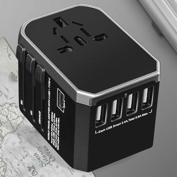 4 usb 2000w 5.6a type- c multi socket universal travel adapter plug converter for us uk au eu plug adapter
4 usb 2000w 5.6a type- c multi socket universal travel adapter plug converter for us uk au eu plug adapter