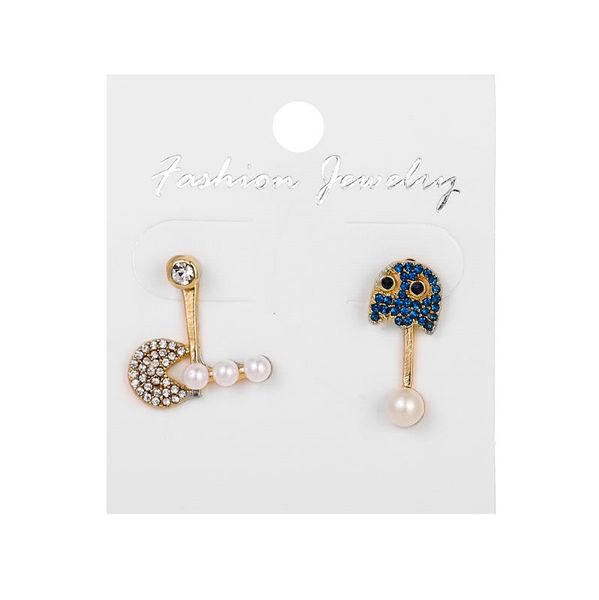 stud game pac-man earrings fashion mini golden color blue crystal ghost pearl beads studs earring jewelry gifts for woman girl, Golden;silver
stud game pac-man earrings fashion mini golden color blue crystal ghost pearl beads studs earring jewelry gifts for woman girl, Golden;silver