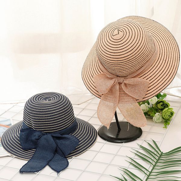 2020 new round wide brim straw hats summer sun hats for women with leisure beach flat brim black bowknot straw female caps, Blue;gray
2020 new round wide brim straw hats summer sun hats for women with leisure beach flat brim black bowknot straw female caps, Blue;gray