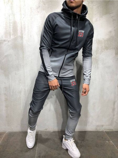 mens fashion clothing zipper gradient color 3dprinting casual sportswear hoodie for man spring and autumn sports sweatshirt + pants, Black
mens fashion clothing zipper gradient color 3dprinting casual sportswear hoodie for man spring and autumn sports sweatshirt + pants, Black