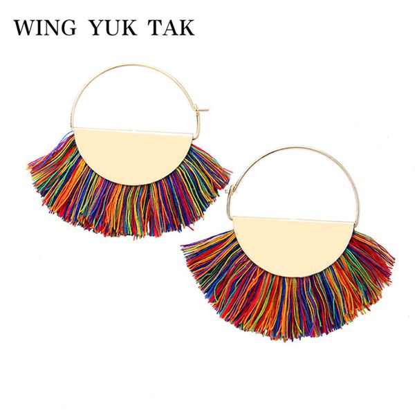 2020 fashion boho tassel hoop earrings for women bohemia statement fringe earings circle vintage geometric jewelry wing yuk tak, Golden;silver
2020 fashion boho tassel hoop earrings for women bohemia statement fringe earings circle vintage geometric jewelry wing yuk tak, Golden;silver