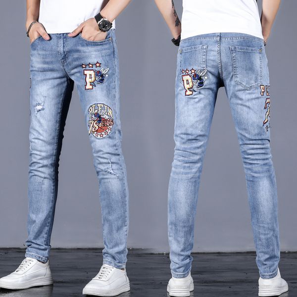 mens ants embroidery jeans destroyed patch fashion men hip hop trousers male blue skinny casual stretch cotton denim pants
mens ants embroidery jeans destroyed patch fashion men hip hop trousers male blue skinny casual stretch cotton denim pants
