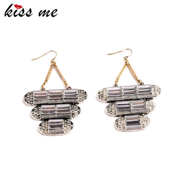 women large geometric pendants fashion clear earrings statement jewelry factory wholesale, Golden;silver
women large geometric pendants fashion clear earrings statement jewelry factory wholesale, Golden;silver
