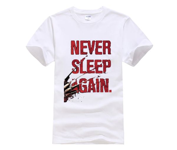 new fashion brand clothing print round neck man freddy krueger never sleep again tee 100% cotton t shirt
new fashion brand clothing print round neck man freddy krueger never sleep again tee 100% cotton t shirt