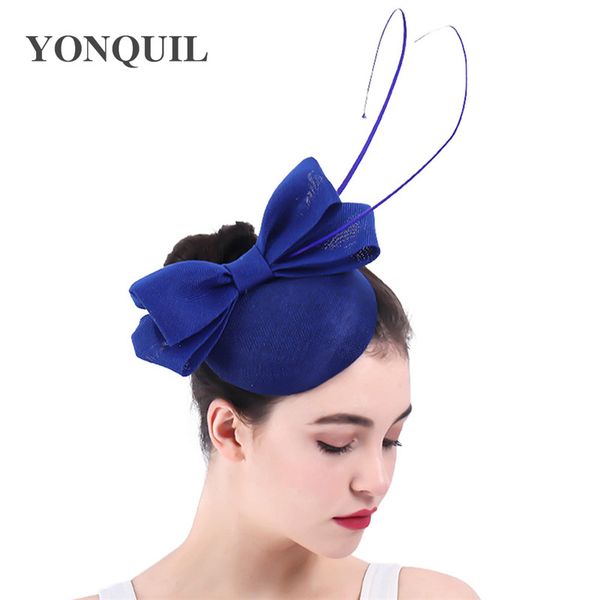 royal blue ladies church hair fascinators wedding bridal headbands with bow and ostrich quill imitation sinamay party fascinator hat syf328, Slivery;golden
royal blue ladies church hair fascinators wedding bridal headbands with bow and ostrich quill imitation sinamay party fascinator hat syf328, Slivery;golden