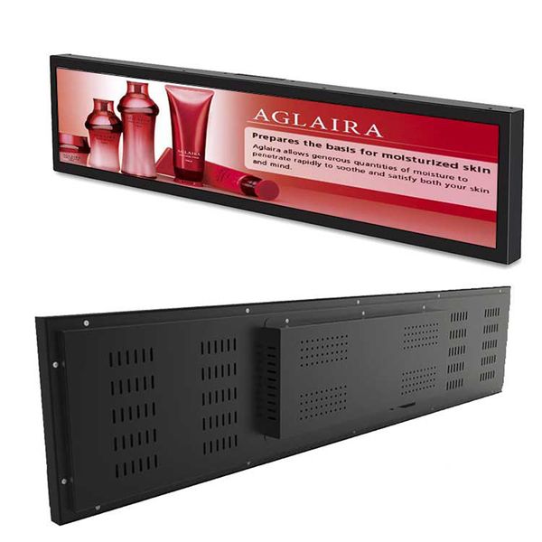 ultra wide 19.3" stretched bar lcd advertising display commercial stretch screen display size 476x125mm
ultra wide 19.3" stretched bar lcd advertising display commercial stretch screen display size 476x125mm