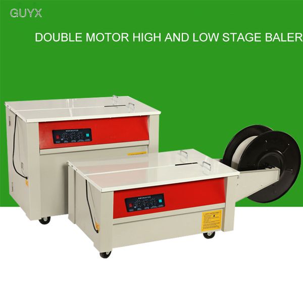 semi-automatic strapping machine single double motor baler fully automatic pp plastic belt carton strap machines
semi-automatic strapping machine single double motor baler fully automatic pp plastic belt carton strap machines