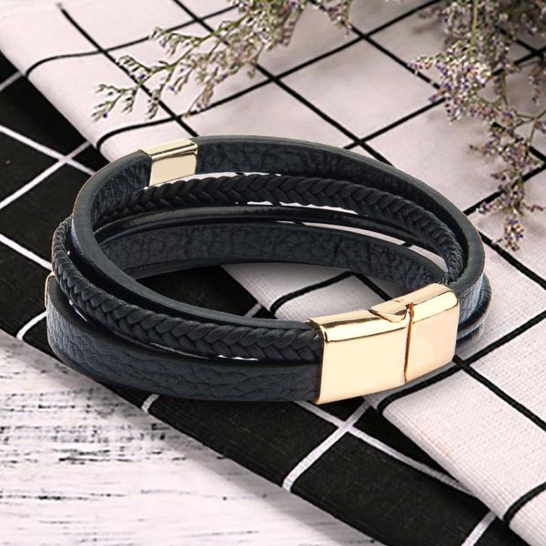 charm bracelets men's trend hand woven multilayer retro alloy magnetic buckle bracelet women jewellery pulseira feminina gifts, Golden;silver
charm bracelets men's trend hand woven multilayer retro alloy magnetic buckle bracelet women jewellery pulseira feminina gifts, Golden;silver