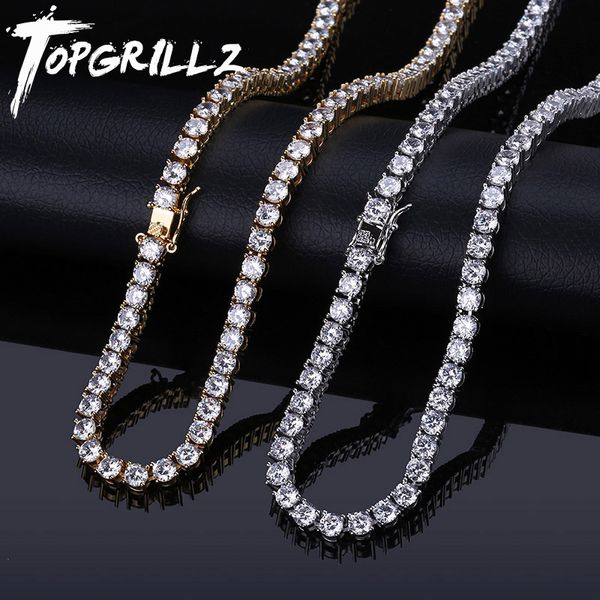 chains rillz 5mm iced out bling zircon 1 row tennis chain necklace men hip hop jewelry drop, Silver
chains rillz 5mm iced out bling zircon 1 row tennis chain necklace men hip hop jewelry drop, Silver