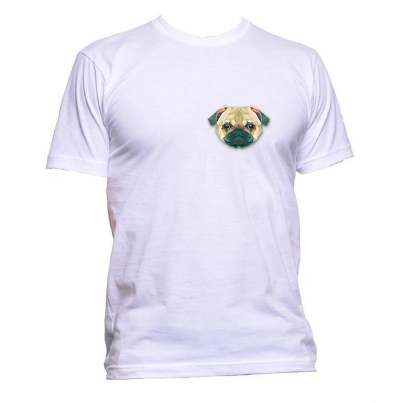 2019 new summer cool tee shirt geometric pug coloured animal pocket t-shirt mens womens fashion slogan cotton t-shirt 
2019 new summer cool tee shirt geometric pug coloured animal pocket t-shirt mens womens fashion slogan cotton t-shirt