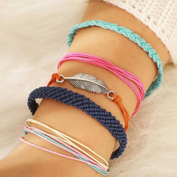 charm bracelets tocona 5pcs/sets bohemian colorful rope vintage sivler leaves adjustable summer jewelry wholesale c15510, Golden;silver
charm bracelets tocona 5pcs/sets bohemian colorful rope vintage sivler leaves adjustable summer jewelry wholesale c15510, Golden;silver