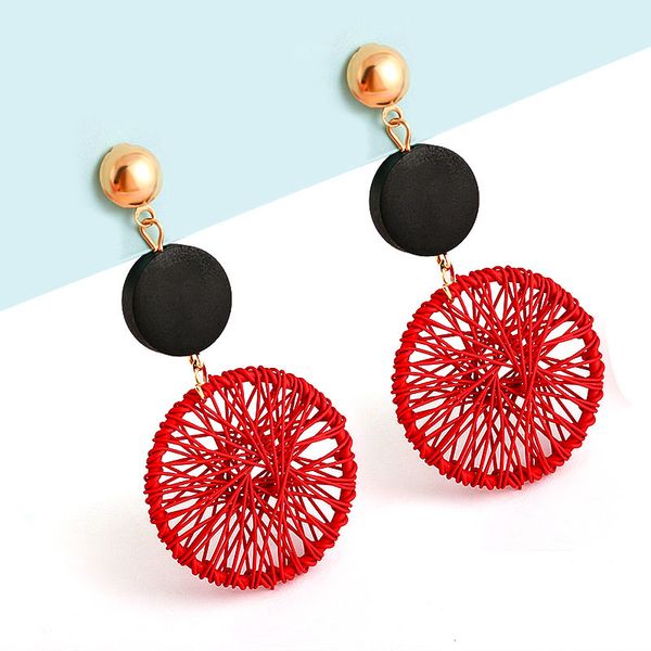 korean statement round dangle drop earrings for women fashion geometric round steel wire mesh metal earring 2020 jewelry brincos, Silver
korean statement round dangle drop earrings for women fashion geometric round steel wire mesh metal earring 2020 jewelry brincos, Silver