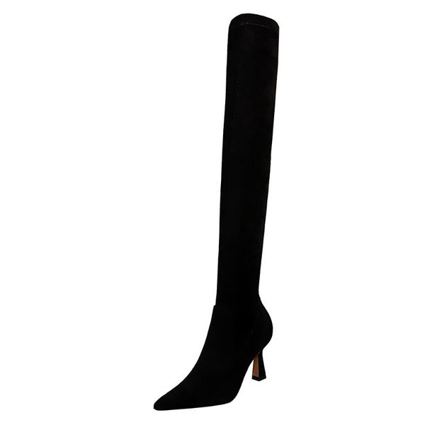 boots 2021 autumn winter shoes women high heels thigh velet lingning pointed toe black ladies party office shoe
boots 2021 autumn winter shoes women high heels thigh velet lingning pointed toe black ladies party office shoe