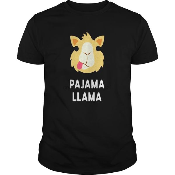 men tshirt pajama llama funny llama pyjama t-shirt cool women t-shirt tees top