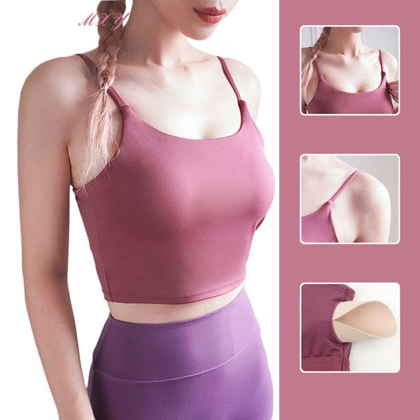 camisole sling sports underwear breathable beauty back fitness yoga bra sports vest color yoga vest nude feel fabric, White;black
camisole sling sports underwear breathable beauty back fitness yoga bra sports vest color yoga vest nude feel fabric, White;black