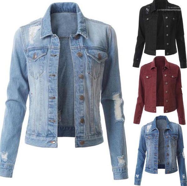 кармана нагрудных шей женских jean outerwears женщины одежда hole щитовых женщины дизайнер жан куртка мода однобортный, Black;brown
кармана нагрудных шей женских jean outerwears женщины одежда hole щитовых женщины дизайнер жан куртка мода однобортный, Black;brown