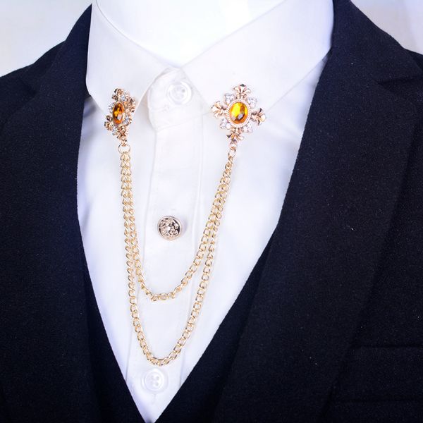 pins, brooches cross crystal rhinestone pins men's suit lapel pin shirt collar buckle tassel chain brooch accessories jewelry luxury, Gray
pins, brooches cross crystal rhinestone pins men's suit lapel pin shirt collar buckle tassel chain brooch accessories jewelry luxury, Gray