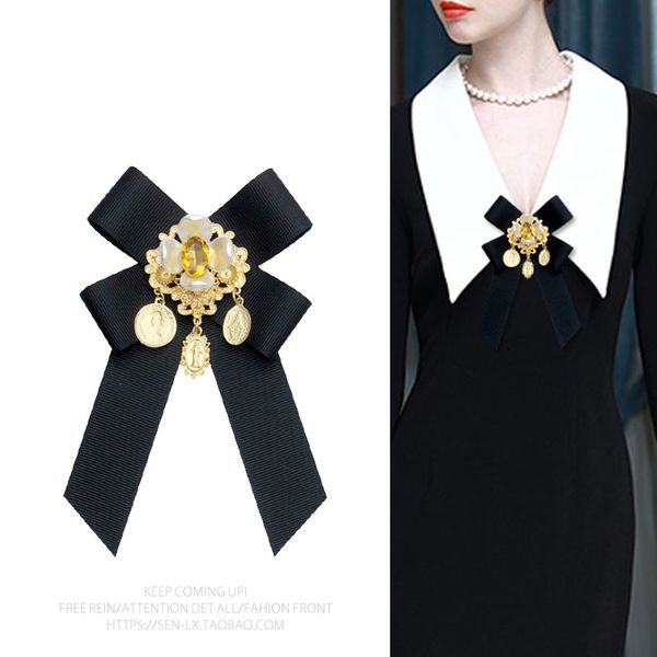 new fashion female lady european court vintage pin bow tie baroque antique coin fabric brooch shirt accessories, Blue;purple
new fashion female lady european court vintage pin bow tie baroque antique coin fabric brooch shirt accessories, Blue;purple