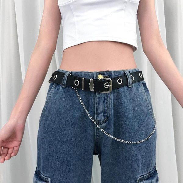 man women belt pu leather pin buckle belt new punk wind jeans fashion individual decorative chain women for jeans pants, Black;brown
man women belt pu leather pin buckle belt new punk wind jeans fashion individual decorative chain women for jeans pants, Black;brown