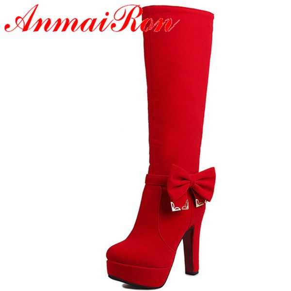 anmairon new fashion knee-high boots shoes woman square heel warm fur shoes round toe long boots zip bowtie casual, Black
anmairon new fashion knee-high boots shoes woman square heel warm fur shoes round toe long boots zip bowtie casual, Black