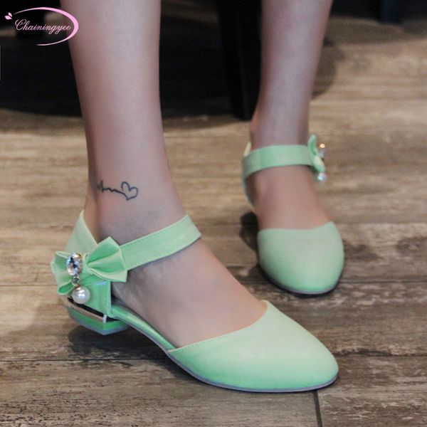korean sweet style comfortable round toe summer sandals fashion beaded rhinestone bow green white pink low heel women's shoes, Black
korean sweet style comfortable round toe summer sandals fashion beaded rhinestone bow green white pink low heel women's shoes, Black